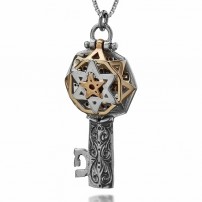 Tikun Hava (Eve) Key Kabbalah Necklace, 5 Elements